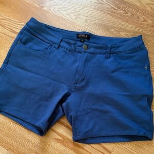 Steele Blue stretch Shorts